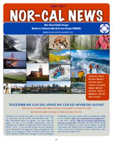 June[removed]NOR-CAL NEWS Nar-Anon Family Groups  Northern California World Service Region (NCWSR)