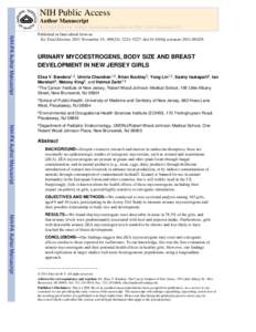 NIH Public Access Author Manuscript Sci Total Environ. Author manuscript; available in PMC 2012 November 15. NIH-PA Author Manuscript