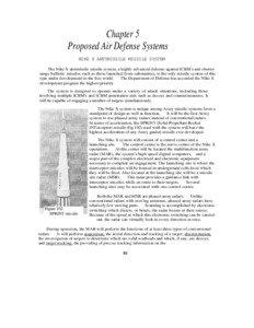 Chapter 5 Proposed Air Defense Systems NIKE X ANTIMISSILE MISSILE SYSTEM
