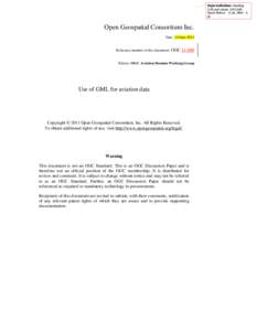 [REF] Use of GML in aeronautical data - Discussion Paper_03.doc