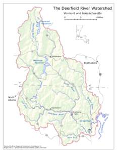 The Deerfield River Watershed Vermont and Massachusetts 0 5