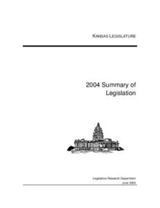 2004 Summary of Legislation