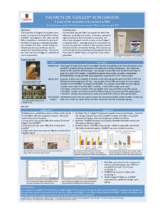 THE	
  FACTS	
  ON	
  FLÜGGER®	
  ACRYLSPALTER:	
   A	
  study	
  of	
  the	
  proper.es	
  of	
  a	
  commercial	
  ﬁller	
   Ida	
  Pohoriljakova,	
  Master	
  of	
  Art	
  Conserva8on	
  Progra