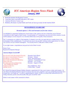 ICC Americas Region News Flash January, 2008    