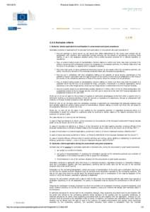 [removed]Practical Guide 2014 ­ 2.3.3. Exclusion criteria Contact  Search  Legal notice de  en  es  fr  it  pt