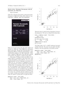 115 7 TUGboat, Volume[removed]), No. 1 Book review: Dynamic Documents with R and knitr, by Yihui Xie