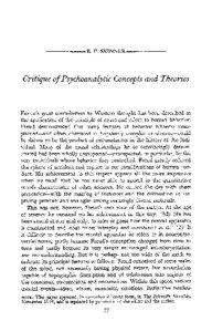 Freudian psychology / Mental processes / Jungian psychology / Philosophy of psychology / Behavioural sciences / Sigmund Freud / Unconscious mind / Behaviorism / Personality psychology / Psychology / Mind / Psychoanalysis