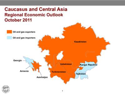 IMF Resident Representative Guillermo Tolosa’s Presentation on “Caucasus and Central Asia: Regional Economic Outlook, October 2011”, at Financial-Banking College Foundation, November 18, 2011