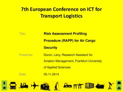 5th European Conference on ICT for Transport Logistics