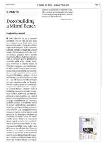 Pag. 3  Il Sole 24 Ore - Casa Plus 24