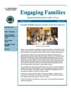 Engaging Families Newsletter March 2012