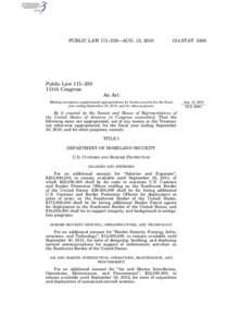 PUBLIC LAW 111–230—AUG. 13, [removed]STAT[removed]Public Law 111–230 111th Congress