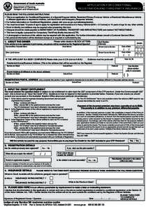 FPS[removed]Gov SA - (MR1a) App for conditional reg and third party insur c2b LR