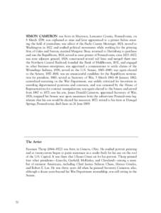 Simon Cameron / J. Donald Cameron / Freeman Thorpe / Abraham Lincoln / Political parties in the United States / Politics of the United States / Politics of Pennsylvania