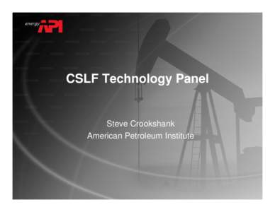 Microsoft PowerPoint - Crookshank_CSLF Workshop Panel[removed]ppt