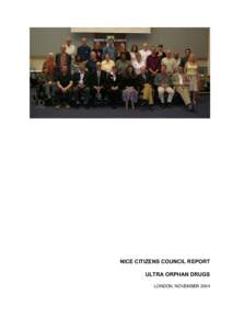 Citizens Council report: Ultra Orphan drugs
               Citizens Council report: Ultra Orphan drugs