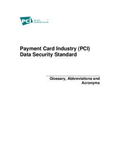 Microsoft Word - PCI DSS Glossary _2_.doc