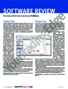 Software Review Three traders at different levels of experience test ProfitSource. Trader One  Trader Two