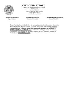 Microsoft Word - CITY OF HARTFORD LETTERHEAD 2010.doc