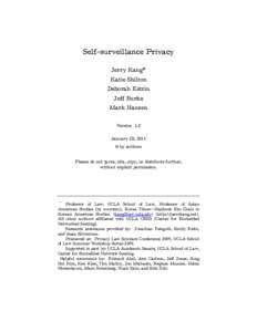 Microsoft Word - kang, shilton, estrin, burke, hansen, self-surveillance privacy v12.docx