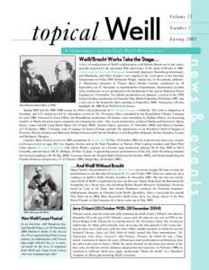topical Weill  Volume 23 Number 1 Spring 2005