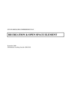 CITY OF GREENACRES COMPREHENSIVE PLAN  TRANSPORTATION ELEMENT RECREATION & OPEN SPACE ELEMENT