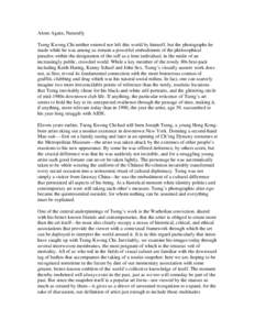 Microsoft Word - Tseng Kwong Chi Essay- Cameron.doc