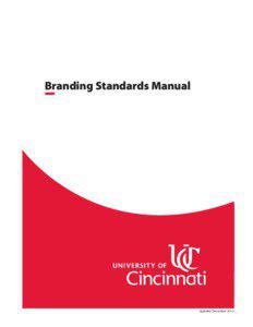 Branding Standards Manual  Updated December 2012