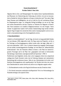 Deutschlandtürkisch? Ibrahim Cindark / Sema Aslan Migration führt zu Zwei- und Mehrsprachigkeit. Ein Ausdruck dieser Sprachkontaktsituation