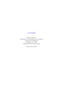 Parametric statistics / Estimation theory / Time series analysis / Bootstrapping / Plot / Q-Q plot / Ordinary least squares / Linear regression / Errors and residuals in statistics / Statistics / Regression analysis / Econometrics