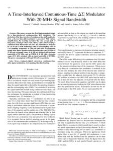 1578  IEEE JOURNAL OF SOLID-STATE CIRCUITS, VOL. 41, NO. 7, JULY