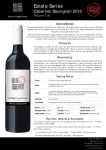 Wine / Acids in wine / Food and drink / Biotechnology / Fleurieu Peninsula / McLaren Vale / Cabernet Sauvignon