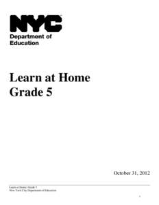 Microsoft Word - LEARN AT HOME GRADE 5 v2.doc