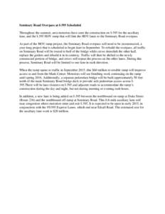 High-occupancy vehicle lane / Sustainable transport / Interstate 395 / Lane / Southern California freeways / Interstate 95 in Virginia / Judge Harry Pregerson Interchange / Transport / Road transport / Land transport