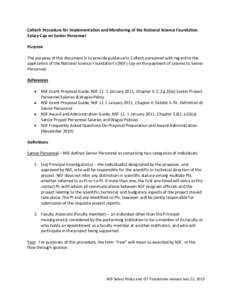 Microsoft Word - NSF Salary Cap Policy and Caltech Procedure revised July 22., 2013 .docx