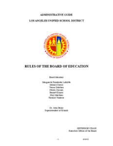 Education in Oklahoma / State governments of the United States / Oklahoma State Department of Education / Oklahoma Legislature / Parliamentary procedure / Quorum / Los Angeles Unified School District
