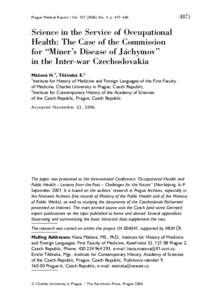 Ore Mountains / Soil contamination / Karlovy Vary District / Radon / Jáchymov / Uranium mining / Uranium / Radium / Uraninite / Matter / Chemistry / Chemical elements