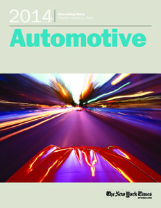 2014  Advertising Rates Effective January 1, 2014  Automotive