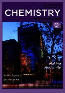 The News Magazine of the International Union of Pure and Applied Chemistry (IUPAC) CHEMISTRY International