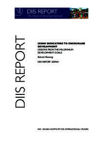 DIIS REPORT 2009:01  DIIS REPORT DIIS REPORT