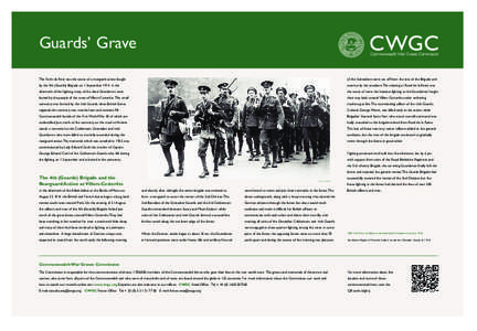 Guards_Layout[removed]:17 Page 1  Guards’ Grave The Forêt de Retz was the scene of a rearguard action fought  of the Grenadiers were cut off from the rest of the Brigade and