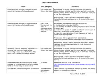 Pensioner / Aging / Retirement / Termination of employment