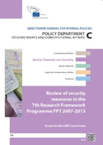 Review of Security Measures in the 7th Research Framework Programme FP7[removed]