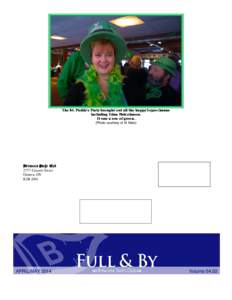 The St. Paddy’s Party brought out all the happy Leprechauns including Trina Malcolmson. It was a sea of green. (Photo courtesy of Al Malo)  Britannia Yacht Club