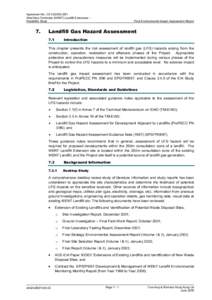 Microsoft Word - Section 7 _Landfill Gas Hazard Assessment_.doc