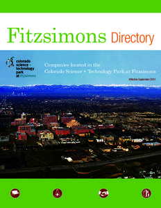 Fitzsimons Directory Companies located in the Colorado Science + Technology Park at Fitzsimons Effective September[removed]The District