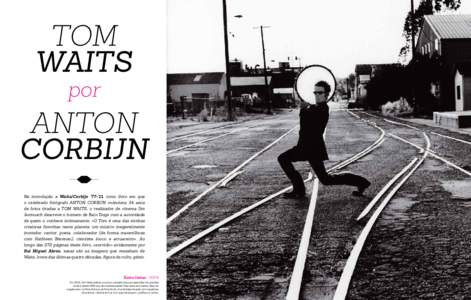 Tom waits por Anton Corbijn