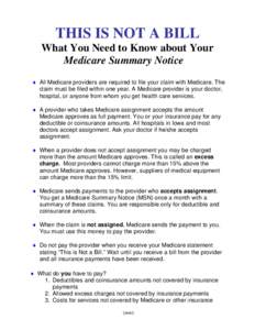 Federal assistance in the United States / Presidency of Lyndon B. Johnson / Medicare / Medical billing / Medigap / Health insurance / United States National Health Care Act / Medicare Part D / Medicare fraud / Health / Healthcare in Australia / Healthcare reform in the United States