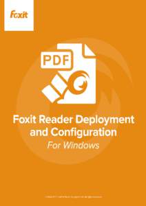 Foxit Reader Deployment and Configuration