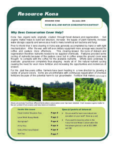 Resource Kona RESOURCE KONA December[removed]KONA SOIL AND WATER CONSERVATION DISTRICT
